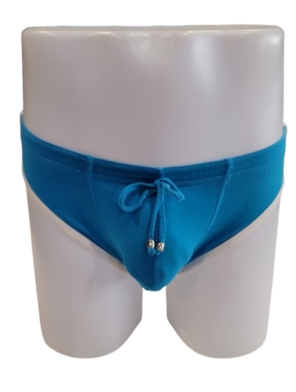 N-Haven Men’s Blue Swim Briefs with Contrast Trim Teal Small - Picture 7 of 10
